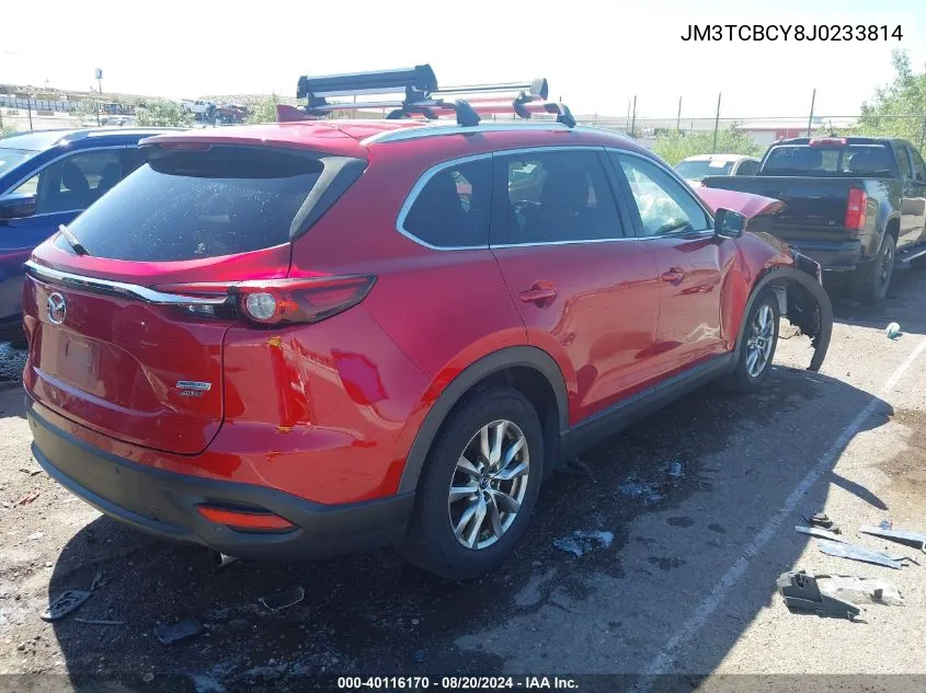 2018 Mazda Cx-9 Touring VIN: JM3TCBCY8J0233814 Lot: 40116170