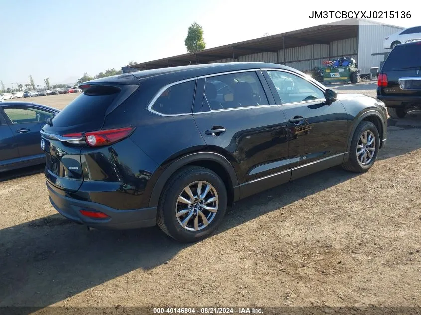 JM3TCBCYXJ0215136 2018 Mazda Cx-9 Touring