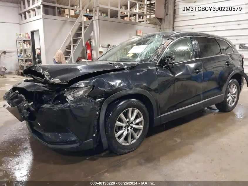 2018 Mazda Cx-9 Touring VIN: JM3TCBCY3J0220579 Lot: 40193228