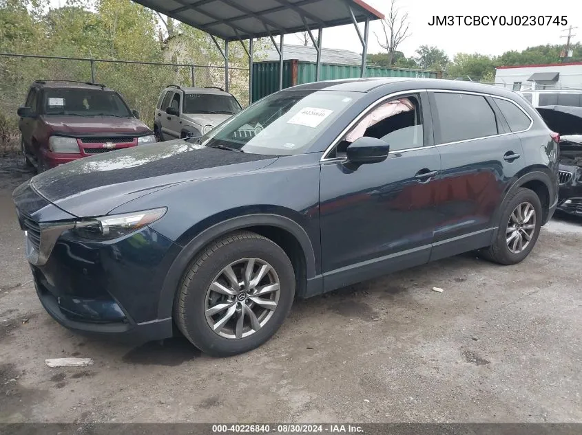 2018 Mazda Cx-9 Touring VIN: JM3TCBCY0J0230745 Lot: 40226840