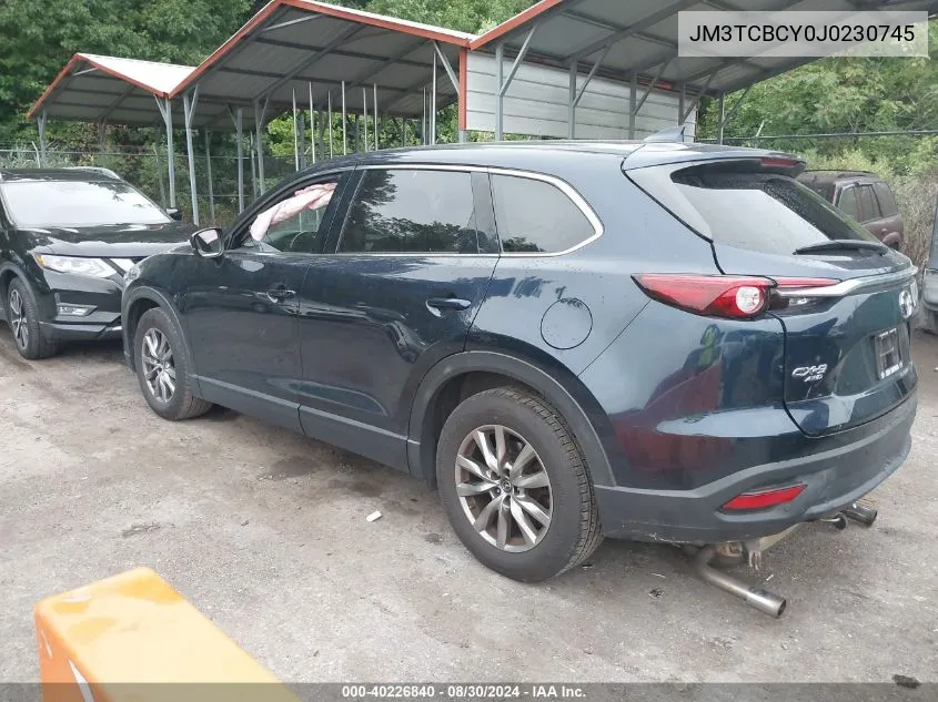 2018 Mazda Cx-9 Touring VIN: JM3TCBCY0J0230745 Lot: 40226840