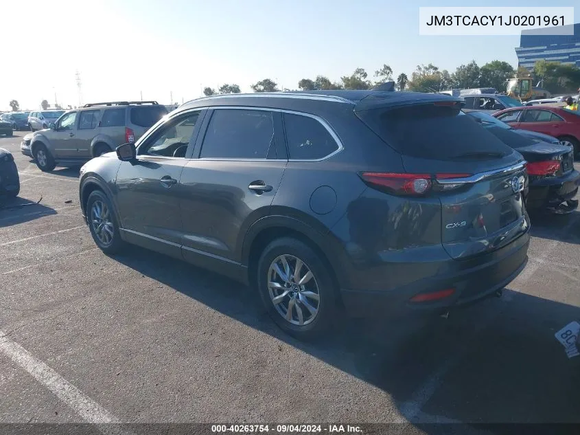 JM3TCACY1J0201961 2018 Mazda Cx-9 Touring