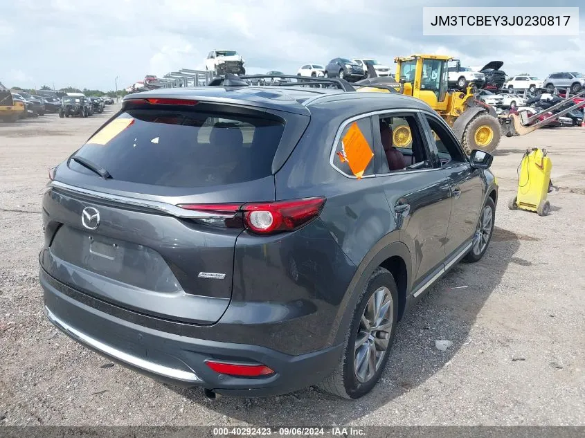 2018 Mazda Cx-9 Signature VIN: JM3TCBEY3J0230817 Lot: 40292423