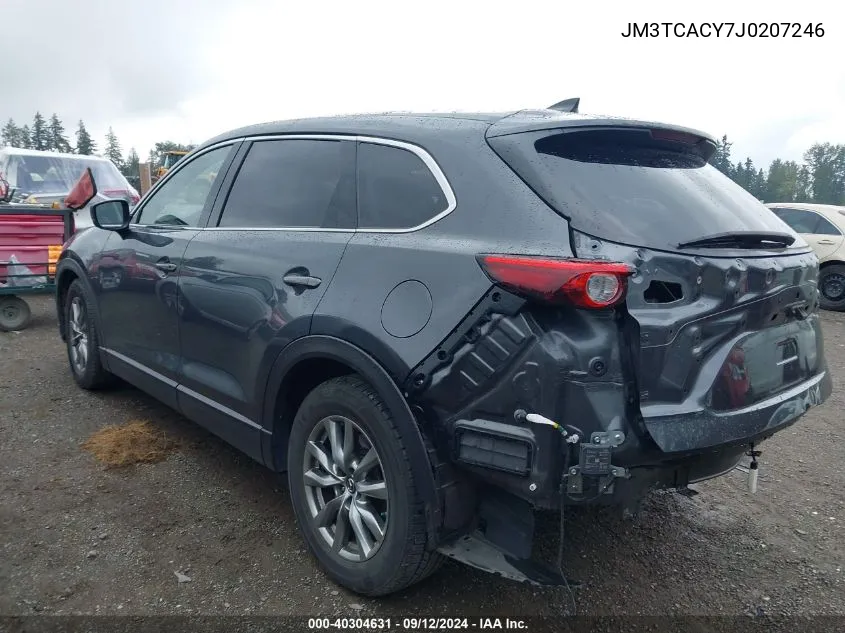 JM3TCACY7J0207246 2018 Mazda Cx-9 Touring