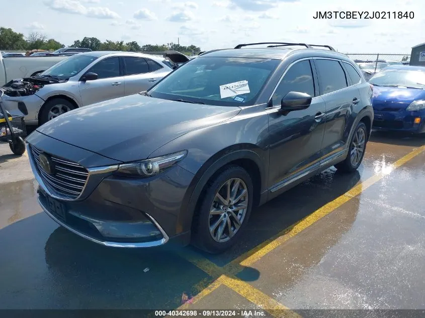 2018 Mazda Cx-9 Signature VIN: JM3TCBEY2J0211840 Lot: 40342698