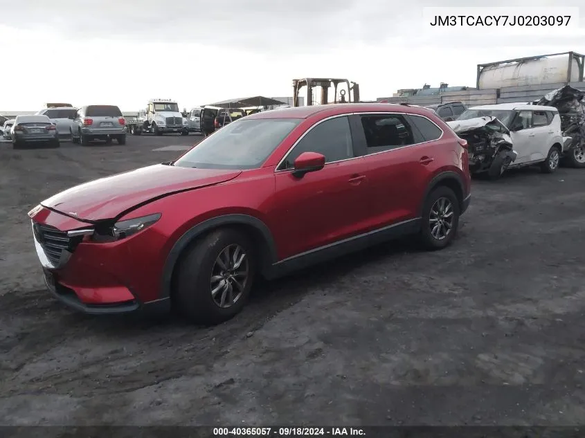 2018 Mazda Cx-9 Touring VIN: JM3TCACY7J0203097 Lot: 40365057