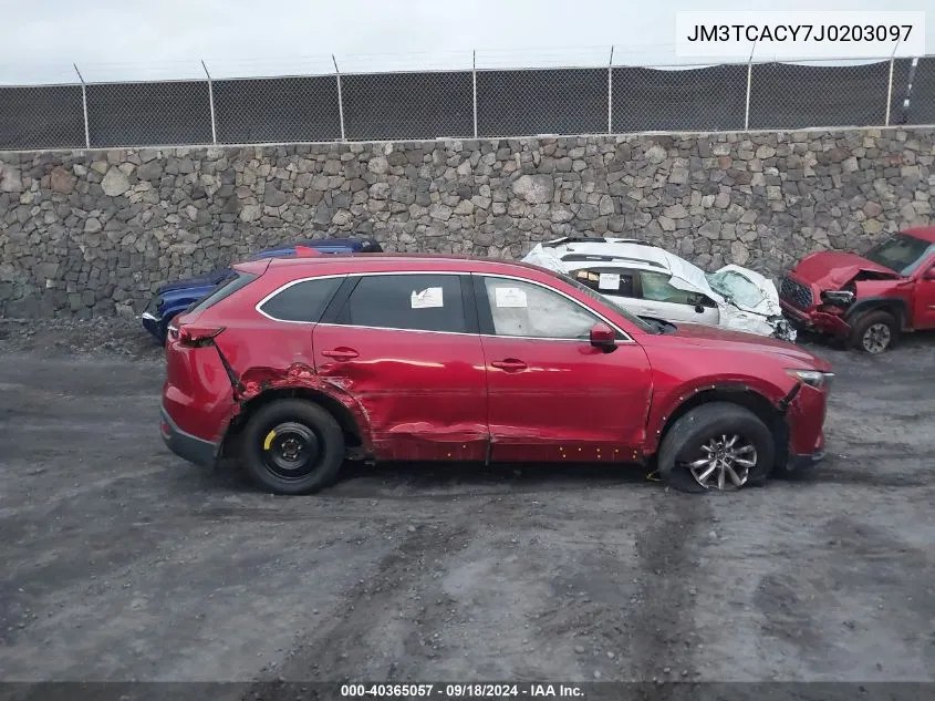 JM3TCACY7J0203097 2018 Mazda Cx-9 Touring