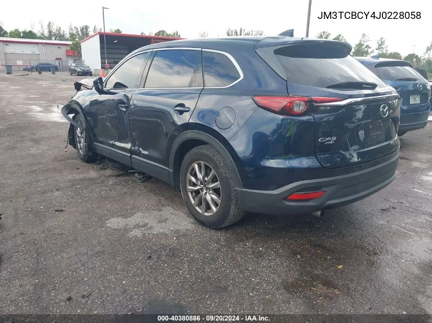 JM3TCBCY4J0228058 2018 Mazda Cx-9 Touring