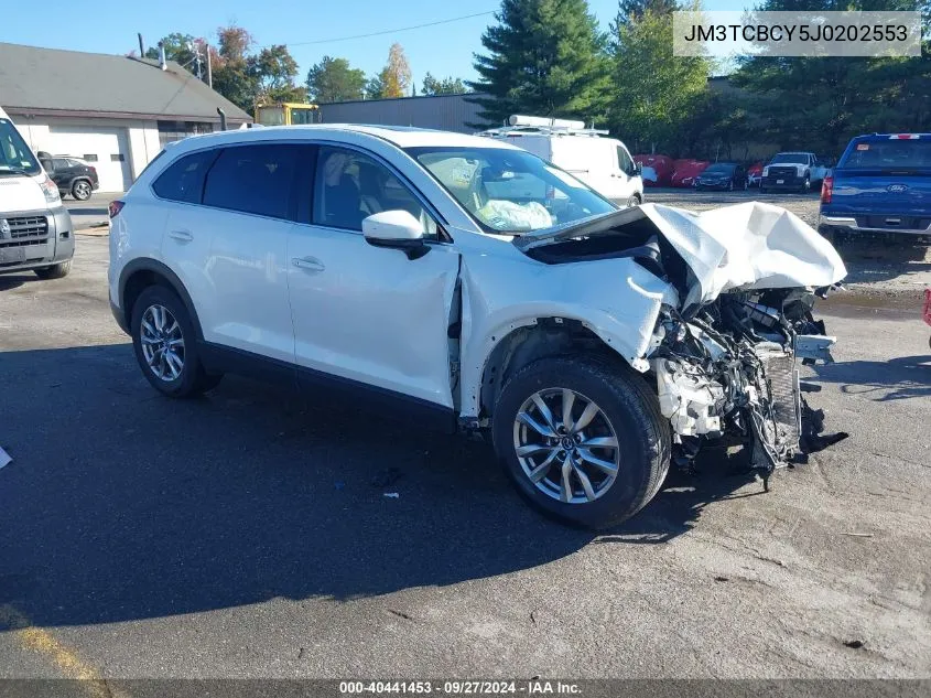 2018 Mazda Cx-9 Touring VIN: JM3TCBCY5J0202553 Lot: 40441453