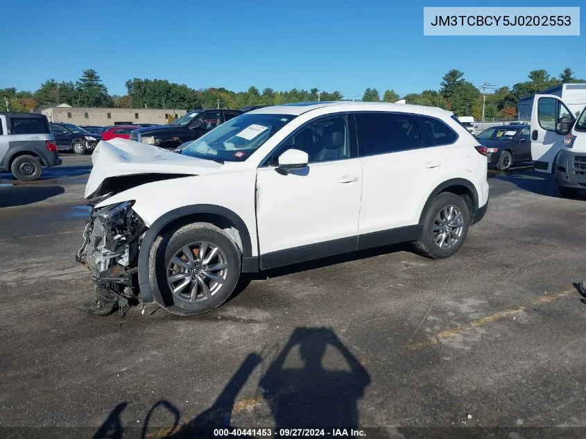 2018 Mazda Cx-9 Touring VIN: JM3TCBCY5J0202553 Lot: 40441453