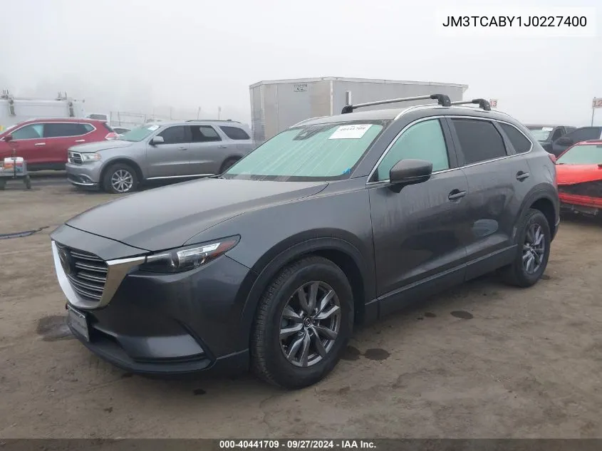 2018 Mazda Cx-9 Sport VIN: JM3TCABY1J0227400 Lot: 40441709