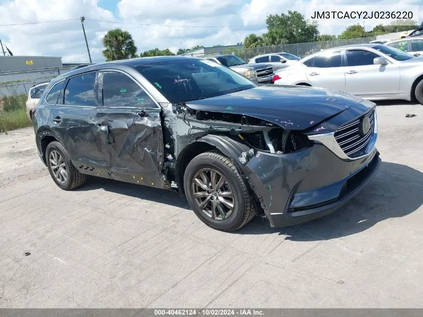 2018 Mazda Cx-9 Touring VIN: JM3TCACY2J0236220 Lot: 40462124