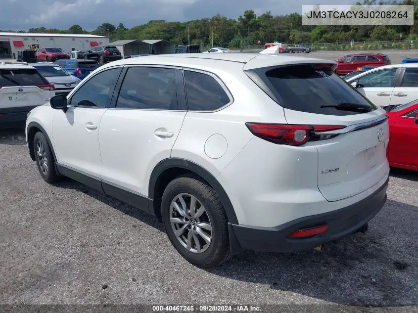 2018 Mazda Cx-9 Touring VIN: JM3TCACY3J0208264 Lot: 40467245