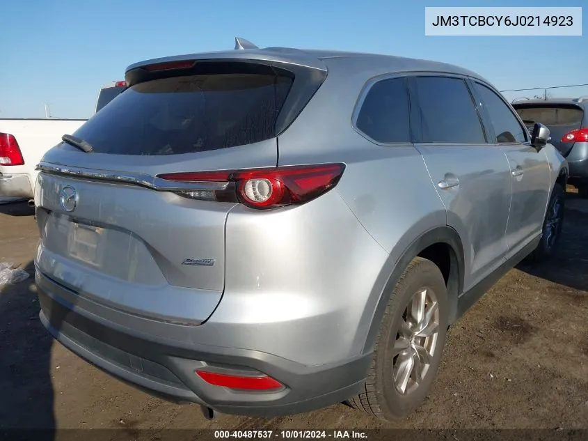 2018 Mazda Cx-9 Touring VIN: JM3TCBCY6J0214923 Lot: 40487537