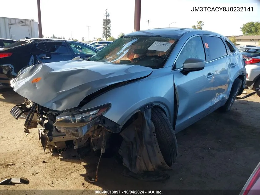 JM3TCACY8J0232141 2018 Mazda Cx-9 Touring