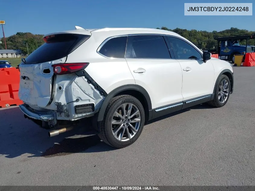 2018 Mazda Cx-9 Grand Touring VIN: JM3TCBDY2J0224248 Lot: 40530447