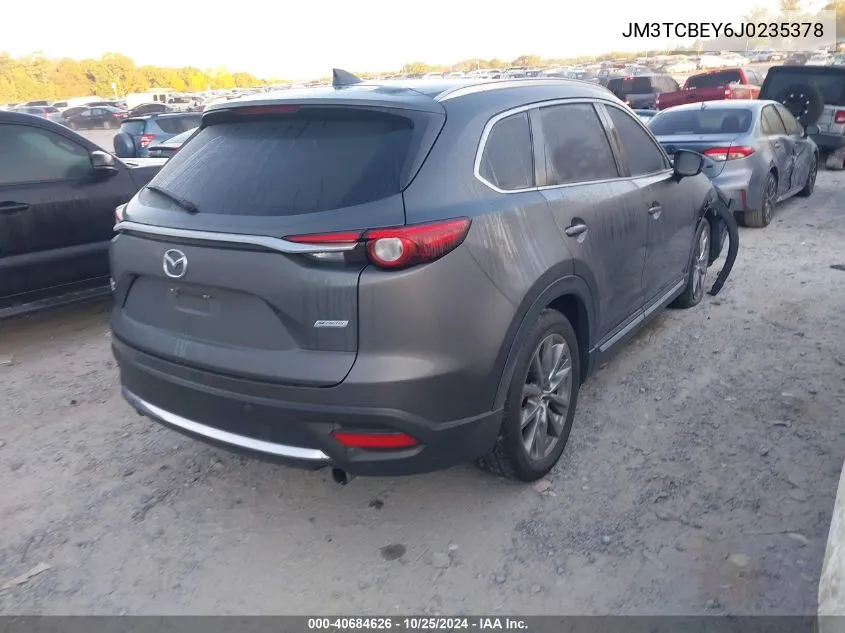 2018 Mazda Cx-9 Signature VIN: JM3TCBEY6J0235378 Lot: 40684626