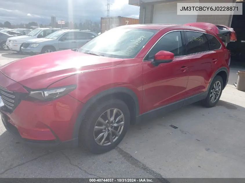 2018 Mazda Cx-9 Touring VIN: JM3TCBCY6J0228871 Lot: 40744037