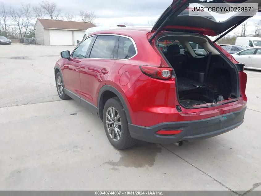 2018 Mazda Cx-9 Touring VIN: JM3TCBCY6J0228871 Lot: 40744037