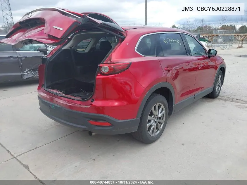 2018 Mazda Cx-9 Touring VIN: JM3TCBCY6J0228871 Lot: 40744037