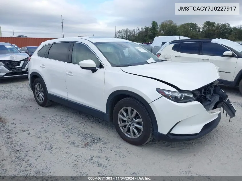 JM3TCACY7J0227917 2018 Mazda Cx-9 Touring