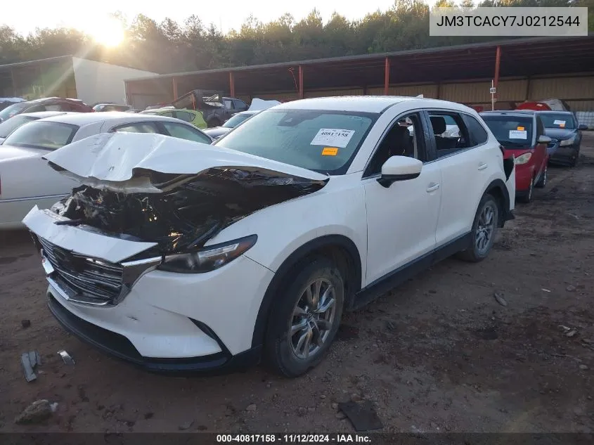 2018 Mazda Cx-9 Touring VIN: JM3TCACY7J0212544 Lot: 40817158