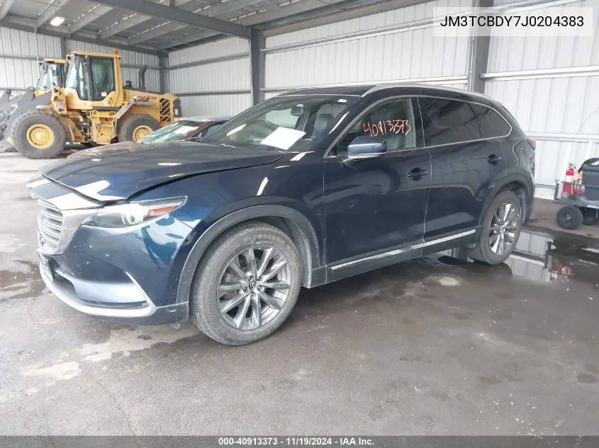 2018 Mazda Cx-9 Grand Touring VIN: JM3TCBDY7J0204383 Lot: 40913373