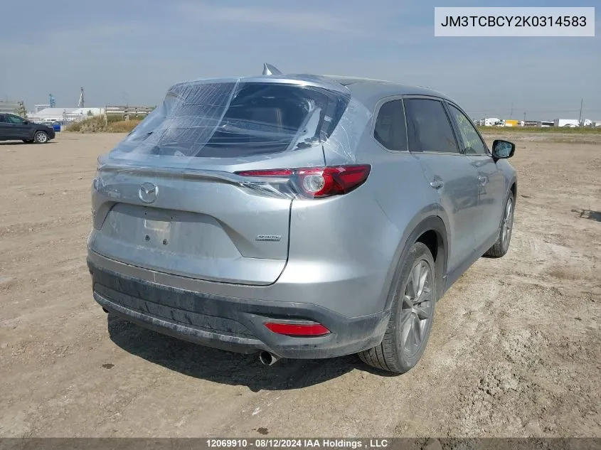 JM3TCBCY2K0314583 2019 Mazda Cx-9 Touring