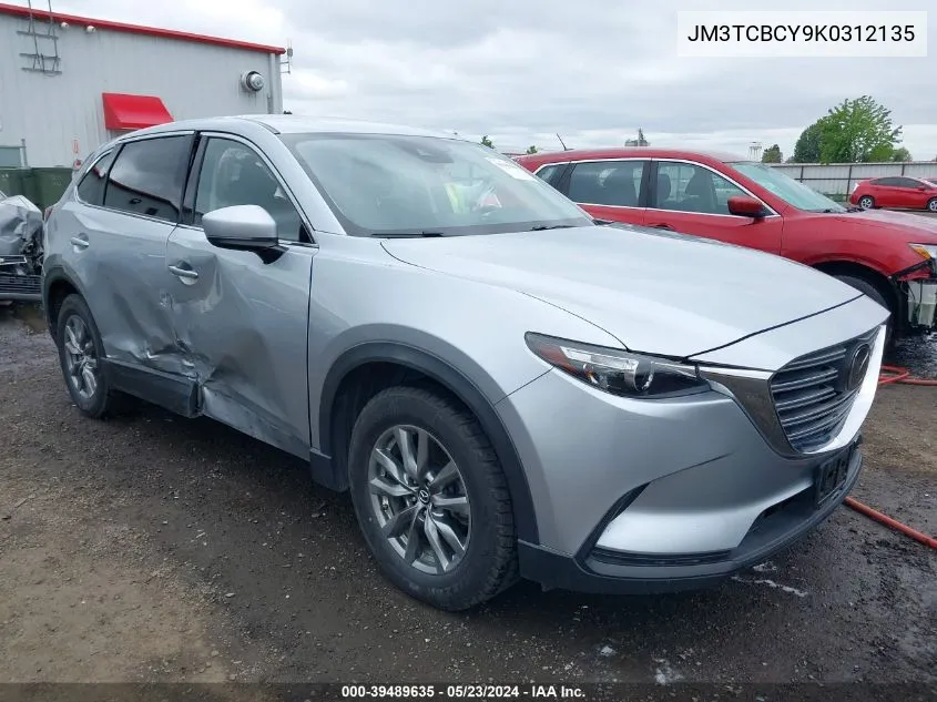 2019 Mazda Cx-9 Touring VIN: JM3TCBCY9K0312135 Lot: 39489635