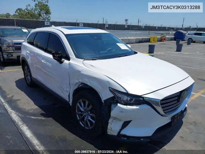 2019 Mazda Cx-9 Touring VIN: JM3TCACY3K0313288 Lot: 39937916