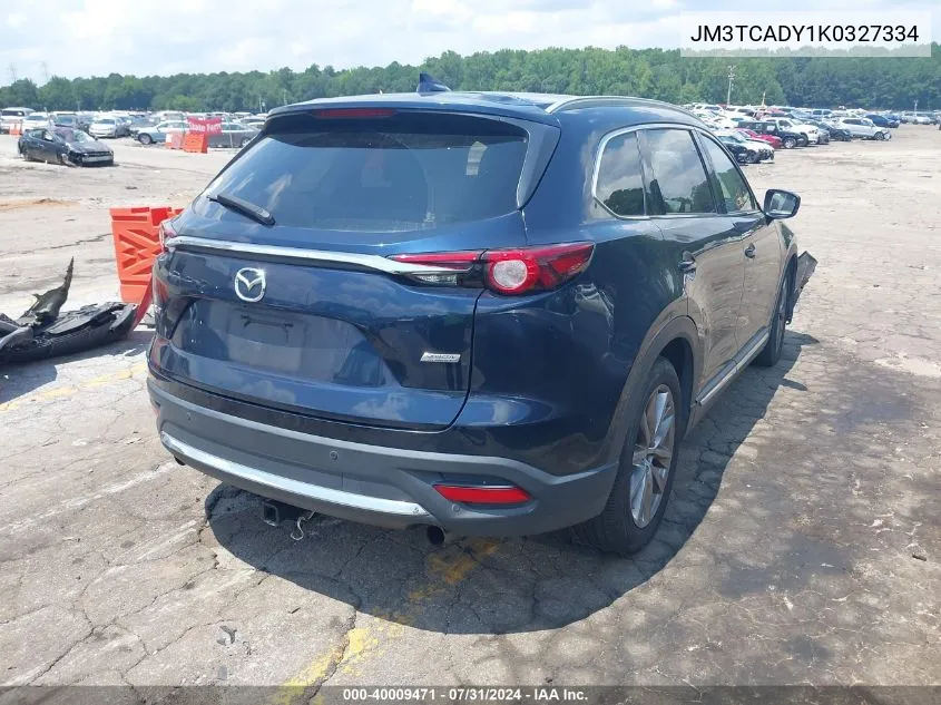 2019 Mazda Cx-9 Grand Touring VIN: JM3TCADY1K0327334 Lot: 40009471