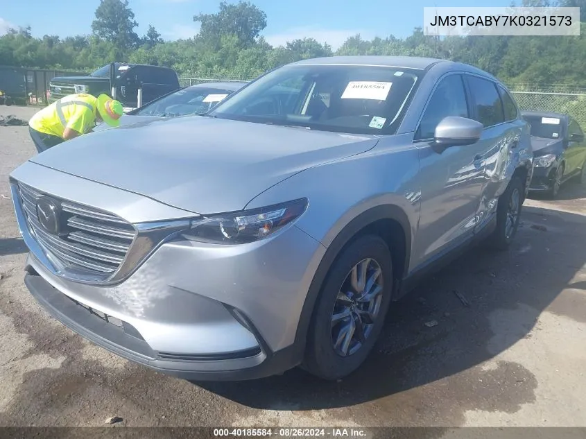 2019 Mazda Cx-9 Sport VIN: JM3TCABY7K0321573 Lot: 40185584