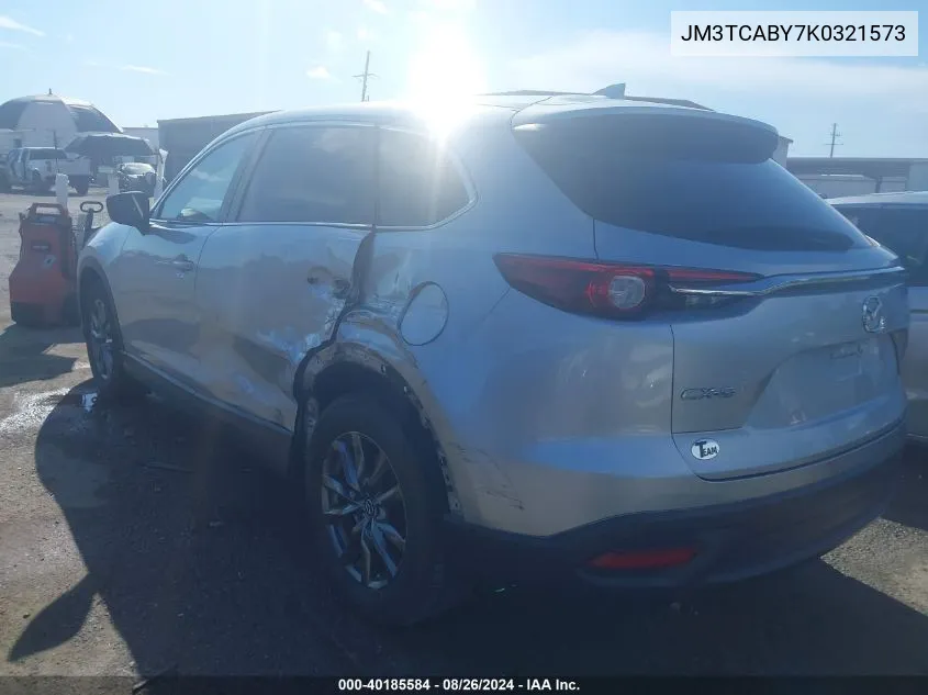 2019 Mazda Cx-9 Sport VIN: JM3TCABY7K0321573 Lot: 40185584