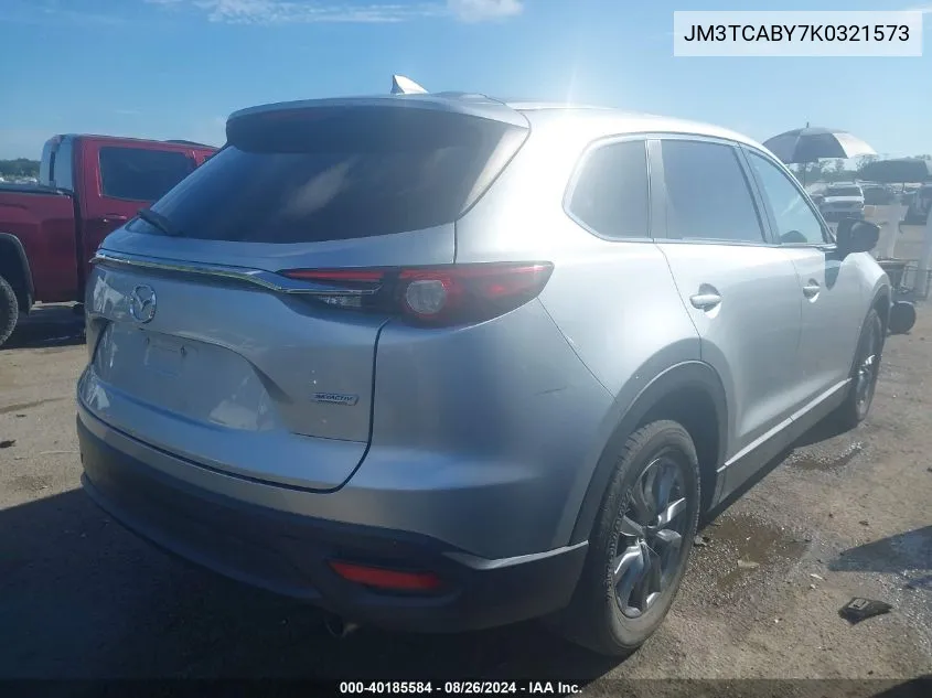 2019 Mazda Cx-9 Sport VIN: JM3TCABY7K0321573 Lot: 40185584