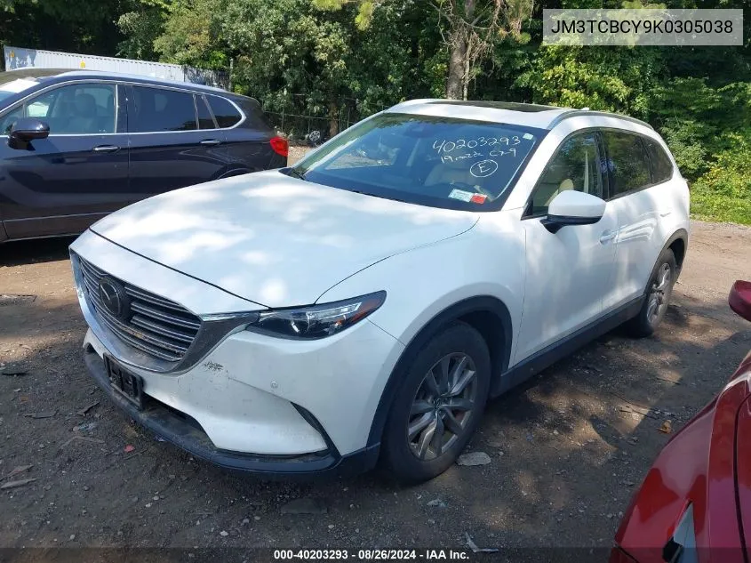 2019 Mazda Cx-9 Touring VIN: JM3TCBCY9K0305038 Lot: 40203293