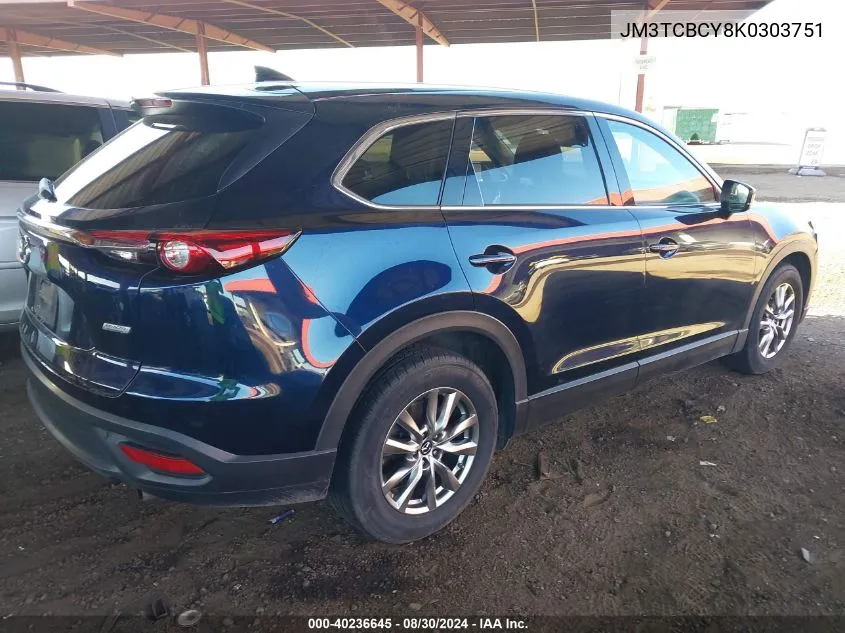 JM3TCBCY8K0303751 2019 Mazda Cx-9 Touring