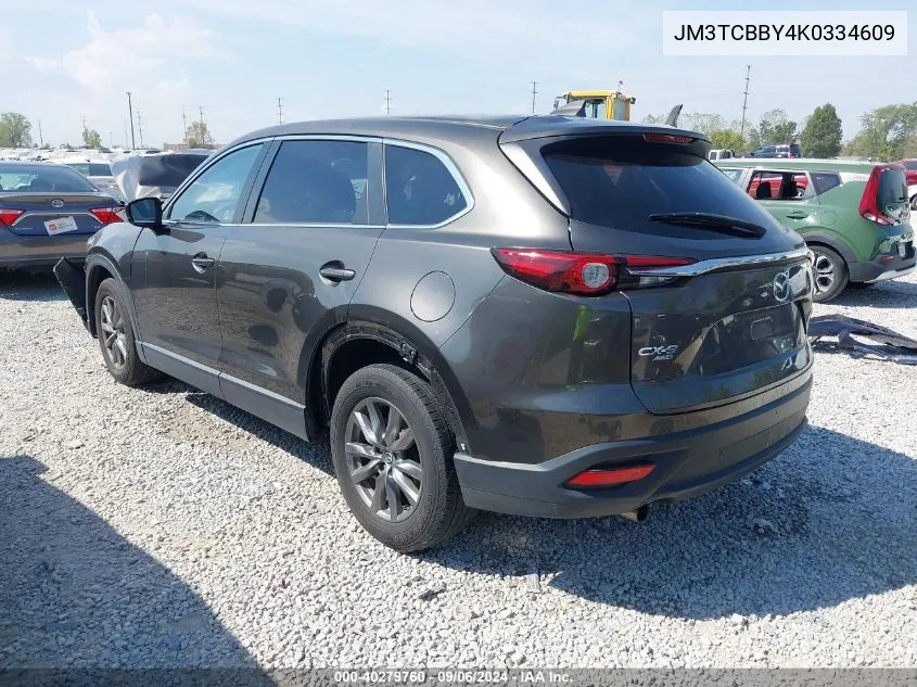 2019 Mazda Cx-9 Sport VIN: JM3TCBBY4K0334609 Lot: 40279760