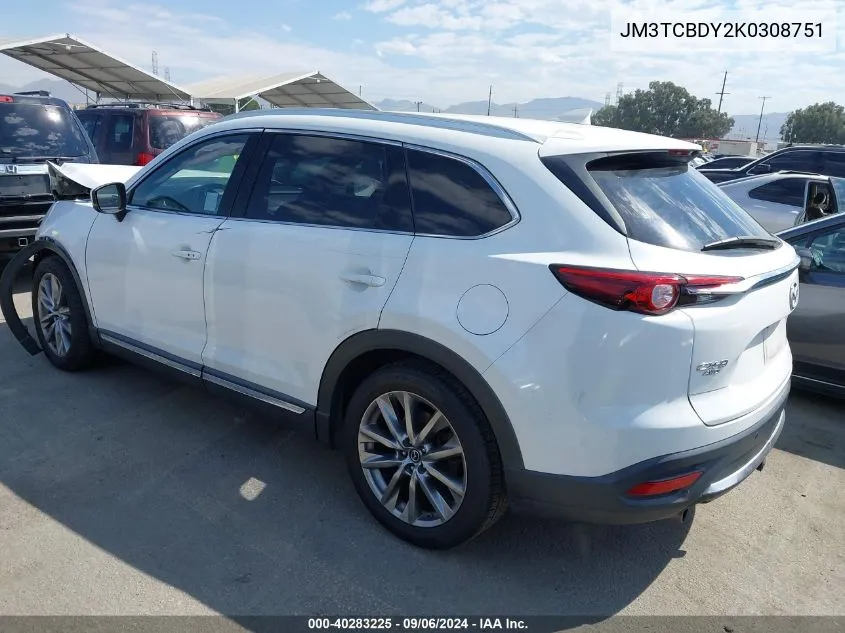 JM3TCBDY2K0308751 2019 Mazda Cx-9 Grand Touring