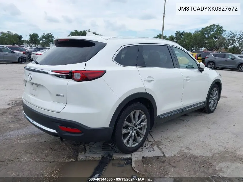 2019 Mazda Cx-9 Grand Touring VIN: JM3TCADYXK0327672 Lot: 40344565