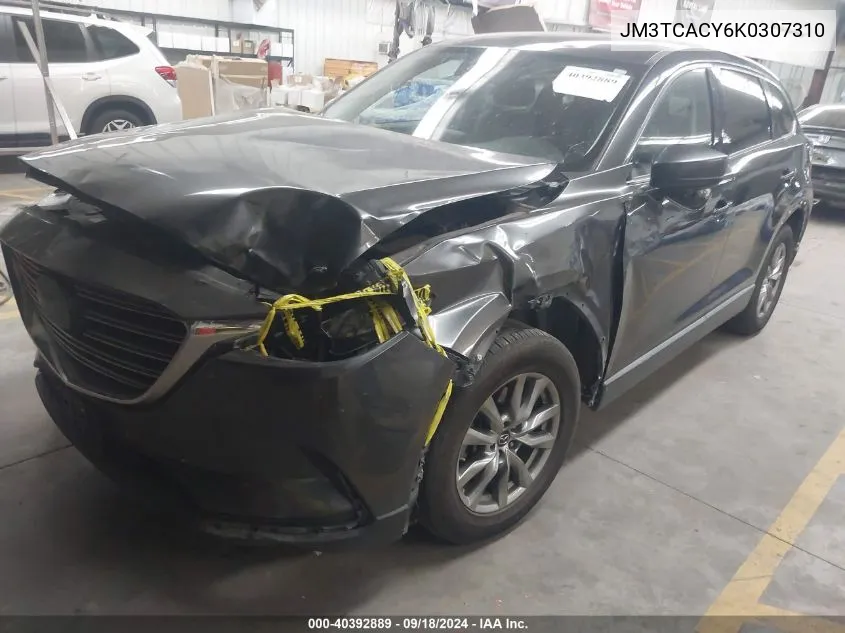 2019 Mazda Cx-9 Touring VIN: JM3TCACY6K0307310 Lot: 40392889