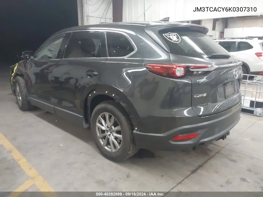 JM3TCACY6K0307310 2019 Mazda Cx-9 Touring