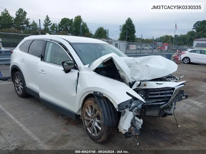 JM3TCACY5K0330335 2019 Mazda Cx-9 Touring