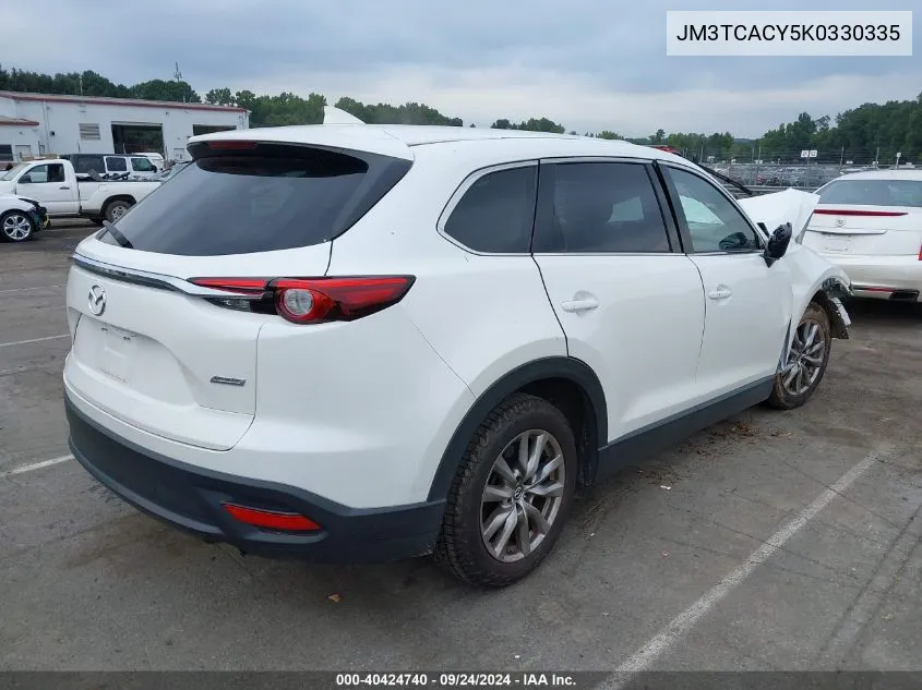 JM3TCACY5K0330335 2019 Mazda Cx-9 Touring