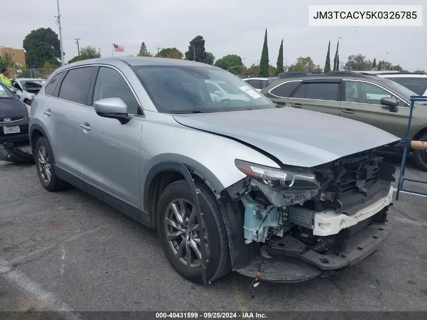 JM3TCACY5K0326785 2019 Mazda Cx-9 Touring