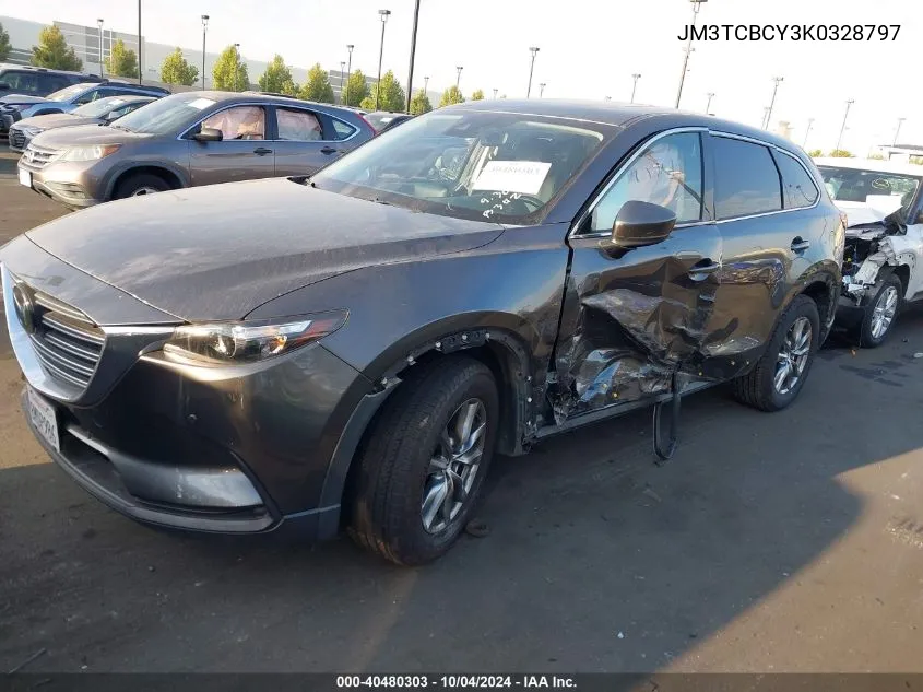 2019 Mazda Cx-9 Touring VIN: JM3TCBCY3K0328797 Lot: 40480303