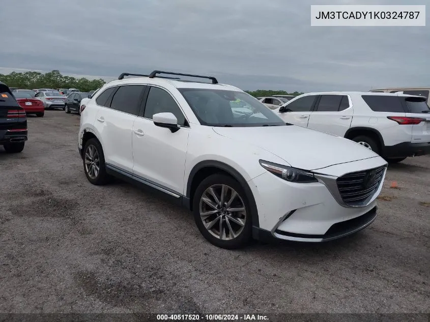 2019 Mazda Cx-9 Grand Touring VIN: JM3TCADY1K0324787 Lot: 40517520