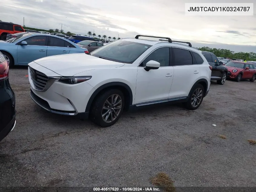 2019 Mazda Cx-9 Grand Touring VIN: JM3TCADY1K0324787 Lot: 40517520