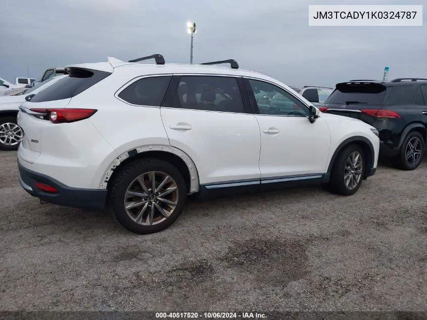 2019 Mazda Cx-9 Grand Touring VIN: JM3TCADY1K0324787 Lot: 40517520