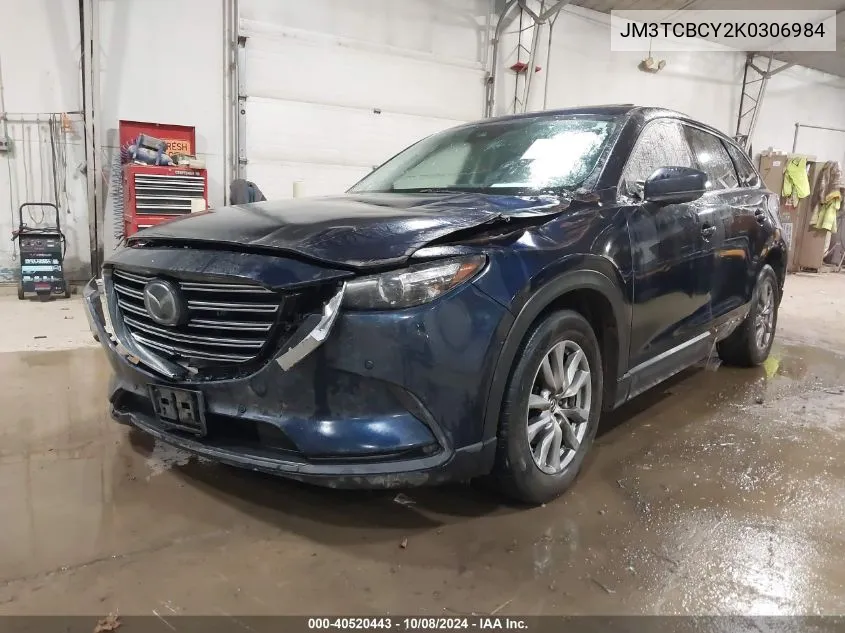 2019 Mazda Cx-9 Touring VIN: JM3TCBCY2K0306984 Lot: 40520443