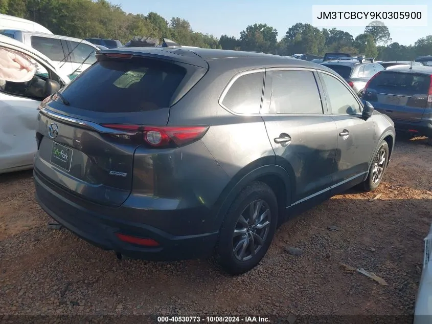 2019 Mazda Cx-9 Touring VIN: JM3TCBCY9K0305900 Lot: 40530773